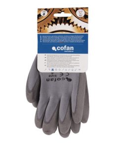 BLISTER G. 100% POLIEST. IMPREG. PU GRIS T- 7 5 BLISTER G. 100% POLIEST. IMPREG. PU GRIS T- 7 - Imagen 2