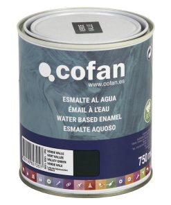 ESMALTE AL AGUA (750 ML) VERDE VALLE BRILLO