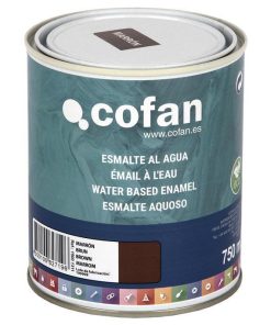 ESMALTE AL AGUA (750 ML) MARRÓN BRILLO