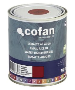 ESMALTE AL AGUA (750 ML) ROJO VIVO BRILLO