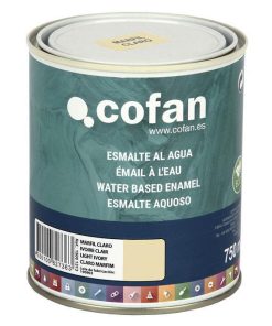 ESMALTE AL AGUA (750 ML) MARFIL CLARO BRILLO