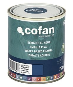 ESMALTE AL AGUA (750 ML) AZUL VICTORIA BRILLO