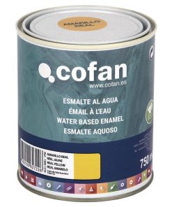 ESMALTE AL AGUA (750 ML) AMARILLO REAL BRILLO