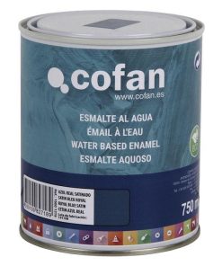 ESMALTE AL AGUA (750 ML) AZUL REAL SATINADO