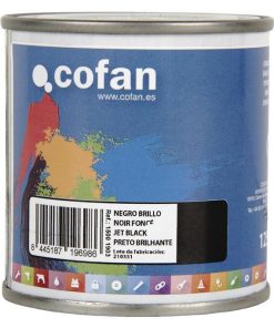 ESMALTE SINTÉTICO (125 ML) NEGRO BRILLO
