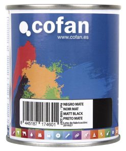 ESMALTE SINTÉTICO (375 ML) NEGRO MATE