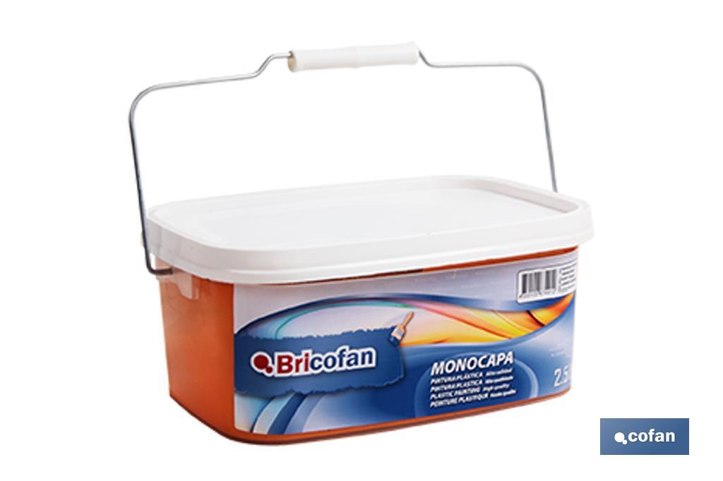 PINTURA PLÁSTICA MONOCAPA Naranja Tostado (2,5 LT) 1 PINTURA PLÁSTICA MONOCAPA Naranja Tostado (2,5 LT)