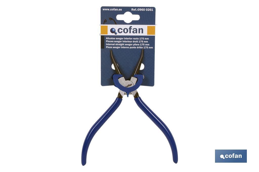 ALICATES CIRCLIP INTERIOR M-125 MM 2 ALICATES CIRCLIP INTERIOR M-125 MM - Imagen 2