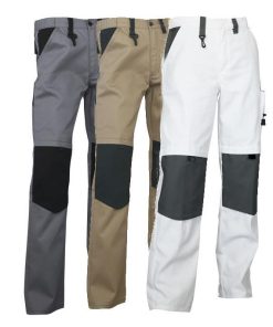 PANTALON TRABAJO LENOIR 280gms/m GRIS-NEGRO T-42