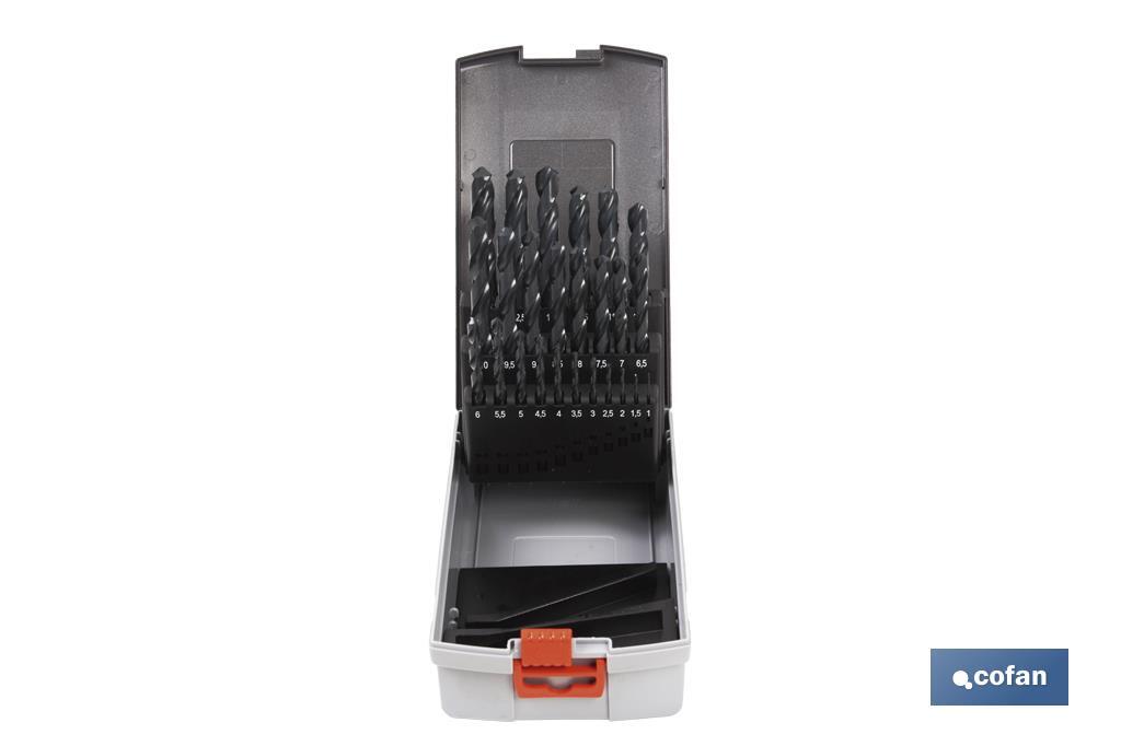 ESTUCHE BROCAS HSS - MEDIDAS: 1-13 mm 1 ESTUCHE BROCAS HSS - MEDIDAS: 1-13 mm