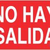 SEÑAL LUMINISCENTE 210X148MM.