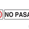 SEÑAL GLASSPACK ADHESIVA 250X62MM.