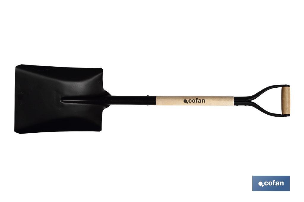 PALA CUADRADA 340mm MANGO MADERA CERRADO 1 PALA CUADRADA 340mm MANGO MADERA CERRADO
