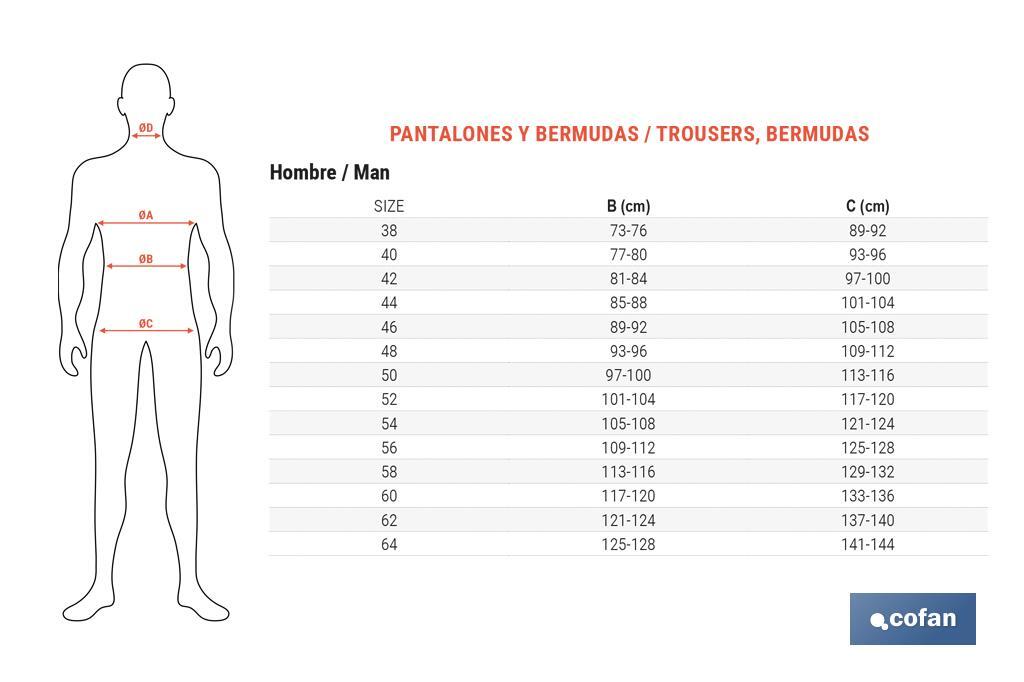 PANTALON TRAB. FLEX. JANO REGULAR FIT MAR/NEGRO T-64 4 PANTALON TRAB. FLEX. JANO REGULAR FIT MAR/NEGRO T-64 - Imagen 4