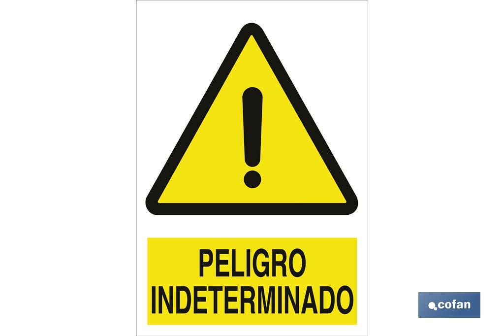 SEÑAL POLIESTIRENO 210X148 MM. 1 SEÑAL POLIESTIRENO 210X148 MM.