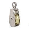 POLEA SIMPLE FIJA NIQUELADA (Ø12MM) Venta unitaria