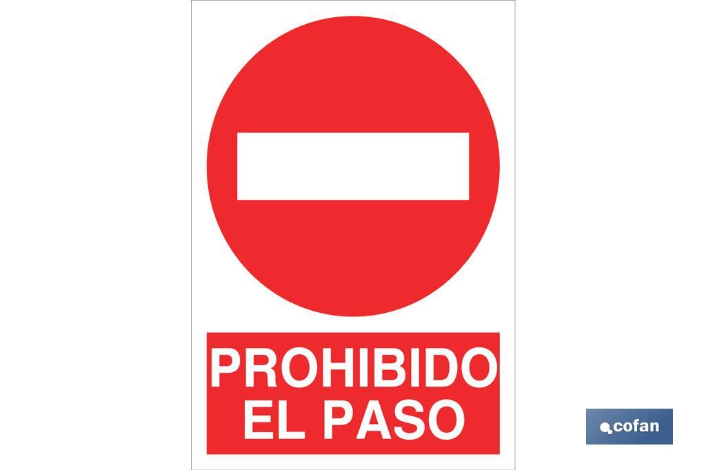 SEÑAL POLIESTIRENO 297X210 MM. 1 SEÑAL POLIESTIRENO 297X210 MM.