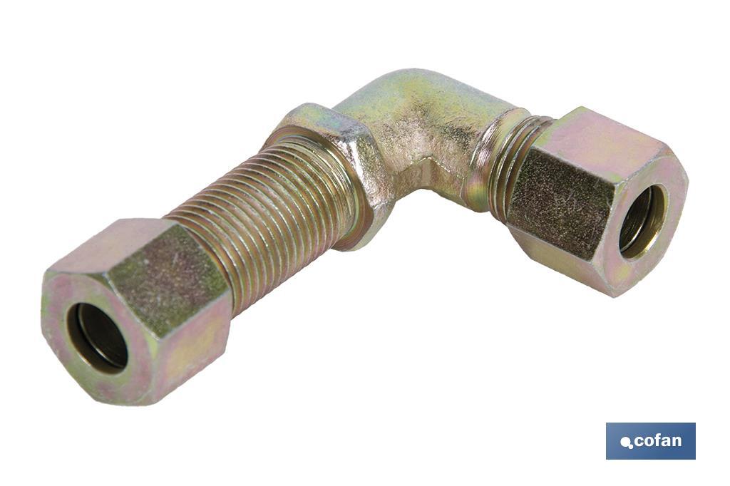 RACOR CURVO TUBO 6 - ROSCA 12X1,50 1 RACOR CURVO TUBO 6 - ROSCA 12X1,50