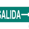 SEÑAL LUMINISCENTE 400X100MM.