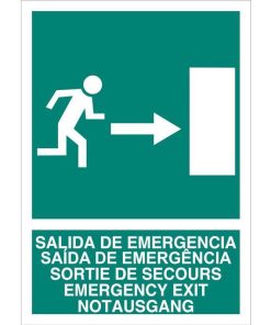 SEÑAL LUMINISCENTE 297X210MM.