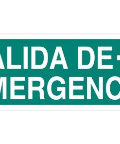 SEÑAL LUMINISCENTE 400X100MM.