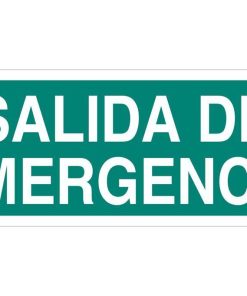 SEÑAL LUMINISCENTE 400X100MM.