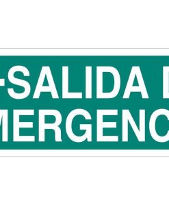 SEÑAL LUMINISCENTE 400X100MM.