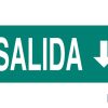 SEÑAL LUMINISCENTE 400X100MM.