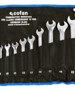 SET 10 PCS LLAVES COMBINADAS DE 8 A 22