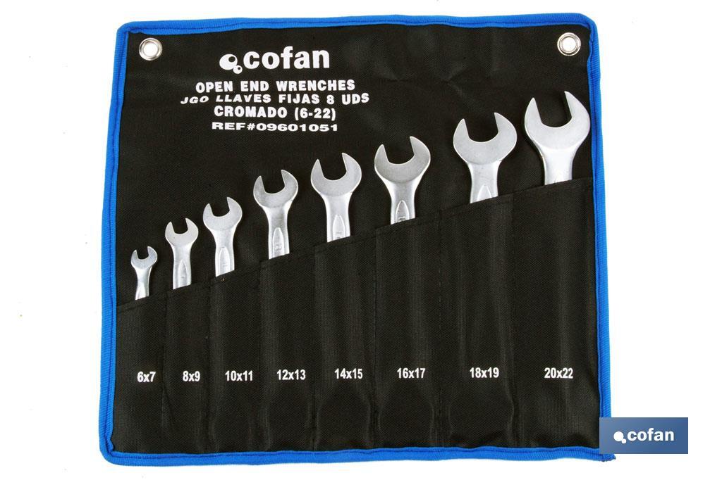 SET 12 PCS LLAVES FIJAS 6-7 A 30-32 1 SET 12 PCS LLAVES FIJAS 6-7 A 30-32