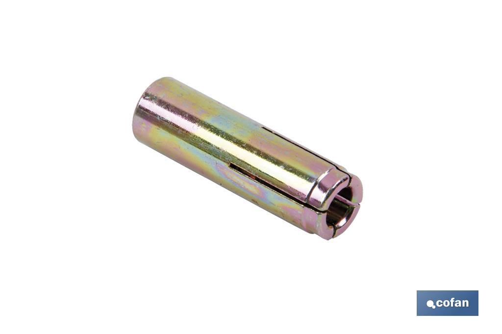 TACO METALICO EXPANSION P/GOLPE M-20 1 TACO METALICO EXPANSION P/GOLPE M-20