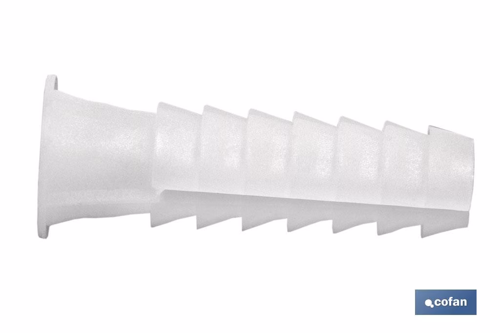 TACO PLÁSTICO TIPO BLANCO 8 MM 1 TACO PLÁSTICO TIPO BLANCO 8 MM