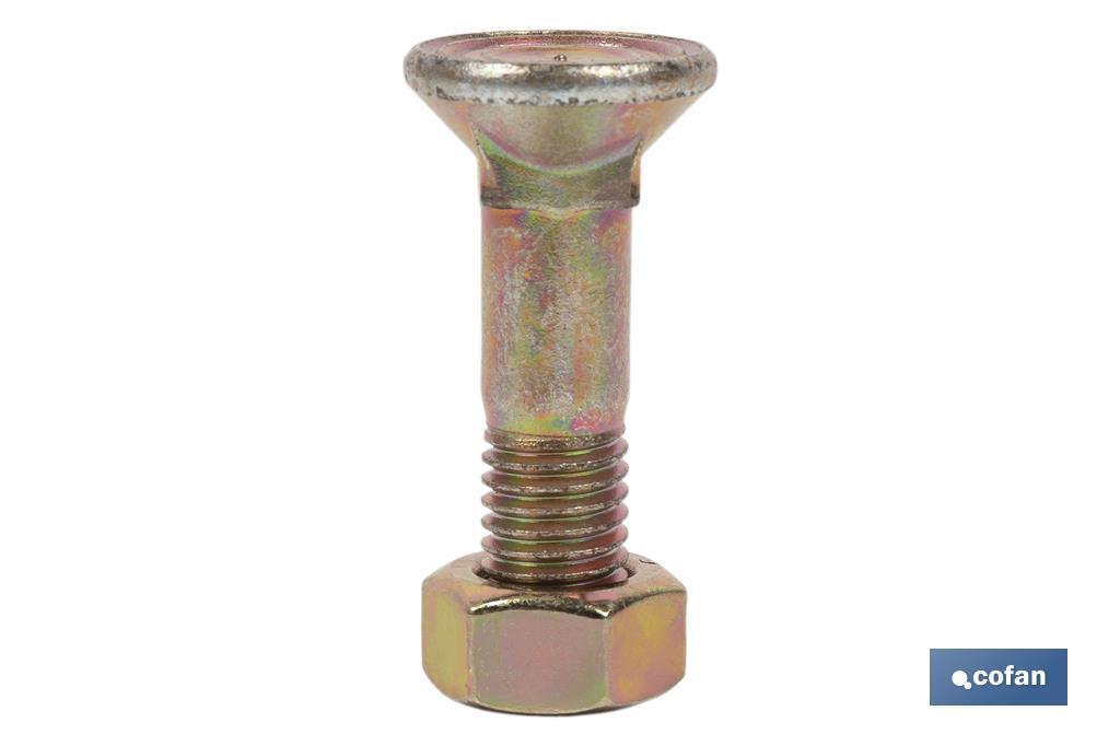 DIN-608/934 C-8.8 M-10X45 BICROMATADO 2 DIN-608/934 C-8.8 M-10X45 BICROMATADO - Imagen 2