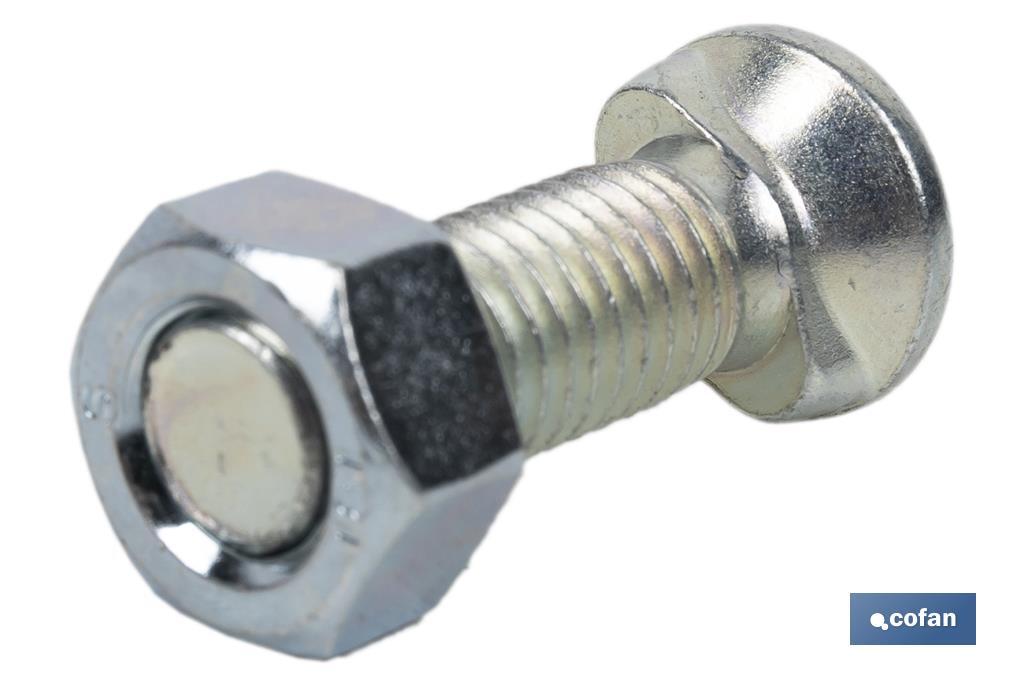 TORNILLO DOS PRISIONEROS C-8.8 M-14X35 ZINCADO 3 TORNILLO DOS PRISIONEROS C-8.8 M-14X35 ZINCADO - Imagen 3