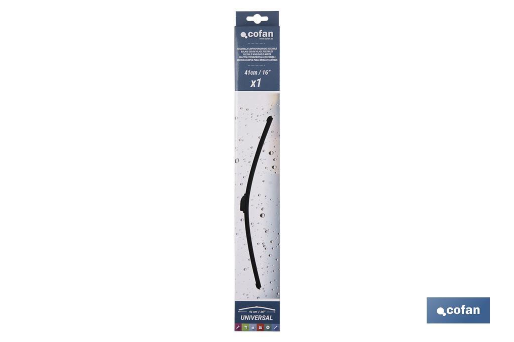 ESCOBILLA LIMPIAPARABRISAS FLEXIBLE 28” 70cm 3 ESCOBILLA LIMPIAPARABRISAS FLEXIBLE 28” 70cm - Imagen 3