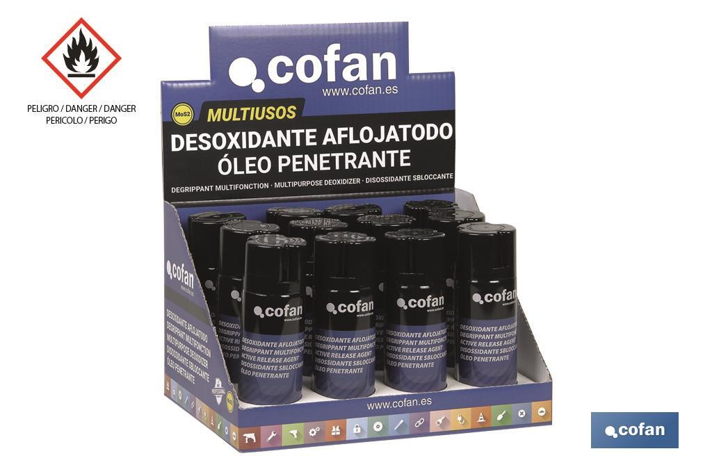 EXPOSITOR AFLOJATODO 400ML. 12 UNDS. 1 EXPOSITOR AFLOJATODO 400ML. 12 UNDS.