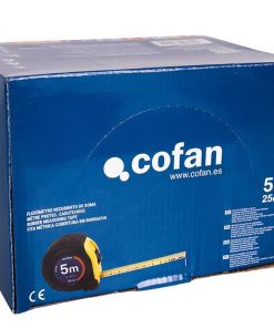 EXPOSITOR DE FLEXÓMETROS CON PROTECCIÓN DE GOMA 25 MM X 5 M 6 UDS.