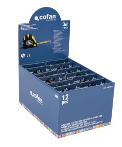 EXPOSITOR DE FLEXÓMETROS MAGNÉTICOS 16 MM X 3 M 12 UDS.