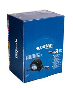 EXPOSITOR FLEXÓMETRO HOJA NEGRA DOBLE CARA 16 MM X 3 M 12 UDS.