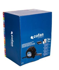 EXPOSITOR FLEXÓMETRO HOJA NEGRA DOBLE CARA 19 MM X 3 M 12 UDS.