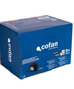 EXPOSITOR FLEXÓMETRO HOJA NEGRA DOBLE CARA 25 MM X 8 M 6 UDS.