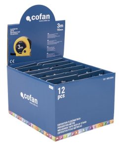 EXPOSITOR DE FLEXÓMETROS 16 MM X 3 M 12 UDS.