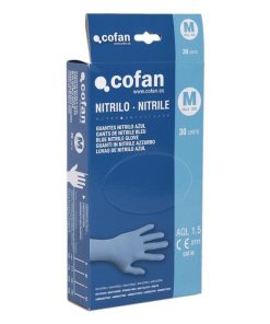 EXPOSITOR CAJA 30 UNDS. GUANTES NITRILO T-M