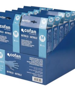 EXPOSITOR CAJA 30 UNDS. GUANTES NITRILO T-M
