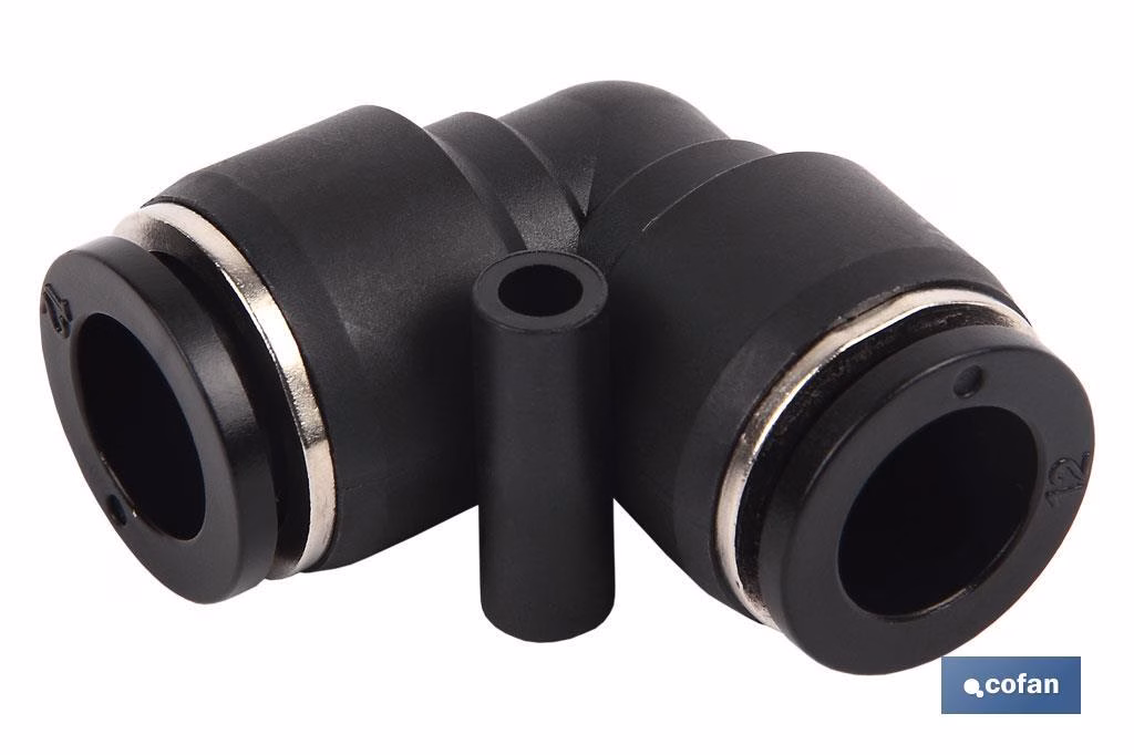 EMPALME RAPIDO CODO PLASTICO T-6 Venta unitaria 1 EMPALME RAPIDO CODO PLASTICO T-6 Venta unitaria