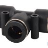 EMPALME RAPIDO PLASTICO T T-8 Venta unitaria