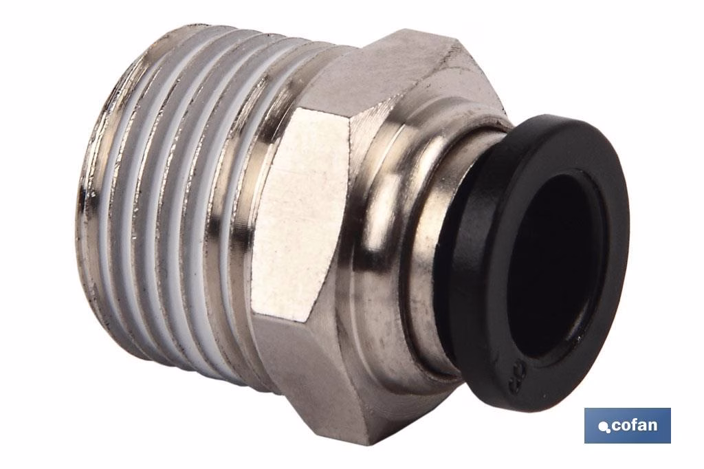 RACOR ROSCADO RECTO T-10, R-1/2 1 RACOR ROSCADO RECTO T-10, R-1/2