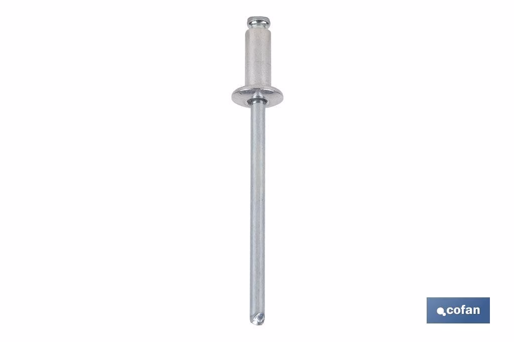 REMACHE ALUMINIO NORMAL 3 X 10 MM