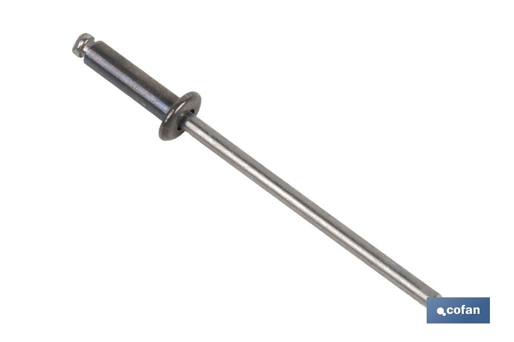 REMACHE ACERO INOX A-2 4 X 18 MM 3 REMACHE ACERO INOX A-2 4 X 18 MM - Imagen 3