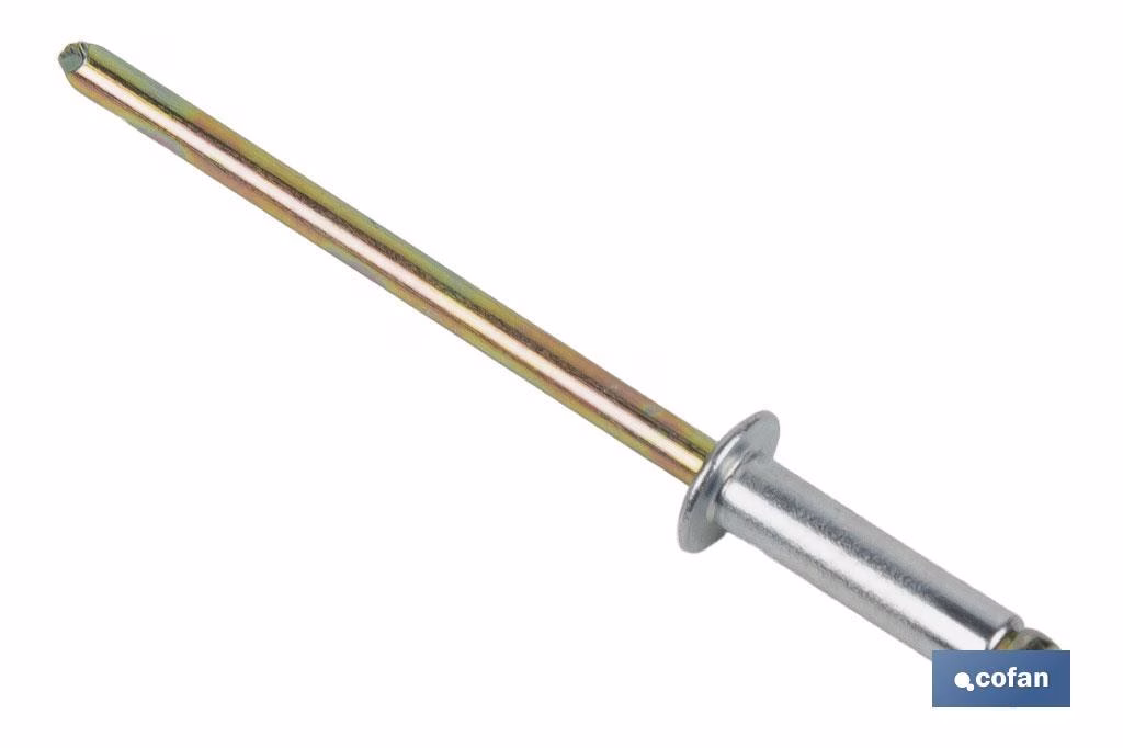 REMACHE ACERO 4 X 12 MM 3 REMACHE ACERO 4 X 12 MM - Imagen 3
